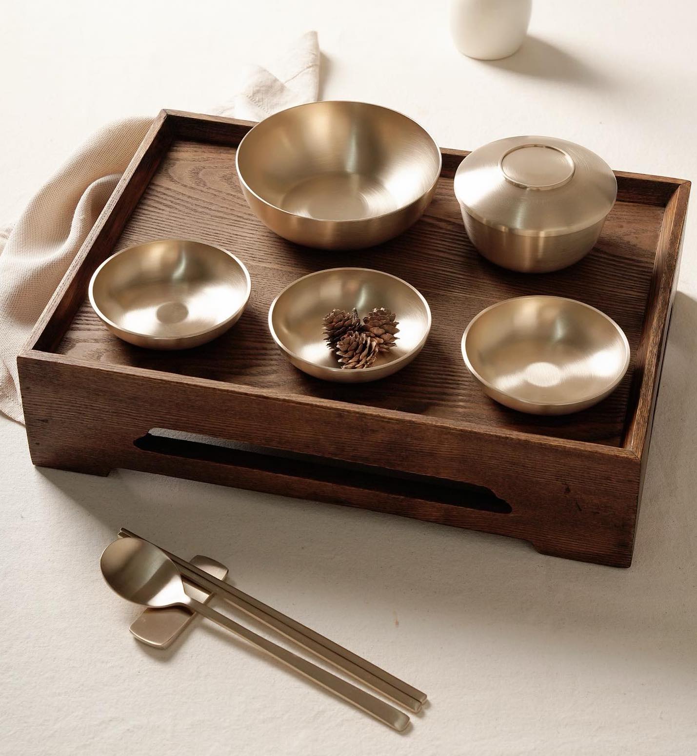 Single Person Yugi Dinnerware (Rice Bowl & Soup Bowl set)