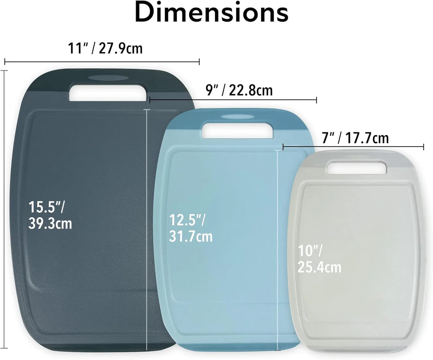 Microban Chopping board (3 sets)