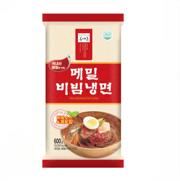 Spicy Cold Buckwheat Bibim Noodles