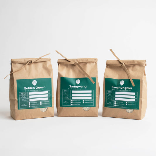 Rice Sampler No. 1 (Golden Queen, Samgwang, Saechungmu)