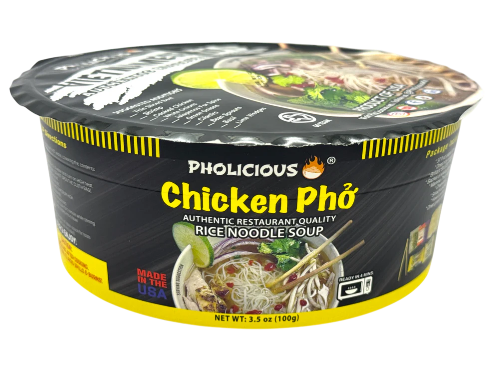 PhoLicious Cup Pho Noodle (2 flavors)