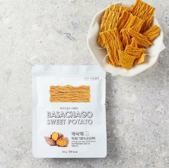 Sweet Potato Chips Basachago (Pack of 5)