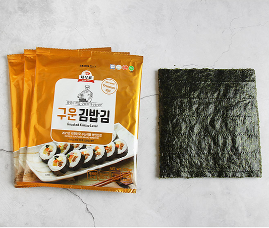 Roasted Gimbap Laver (Pack of 3)
