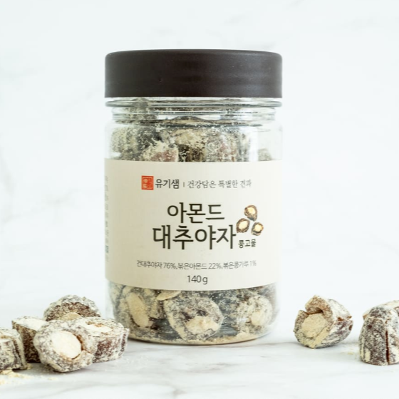 Almond Dates with Soybean Powder
