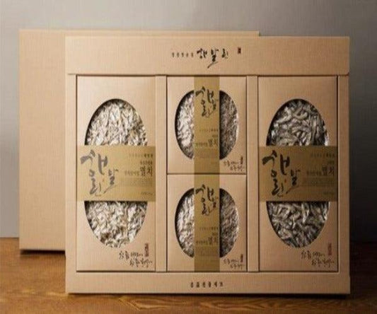 해말린 정치망으로 걷어 올린 멸치 선물세트 (Delivery available only in Korea) - Kim'C Market