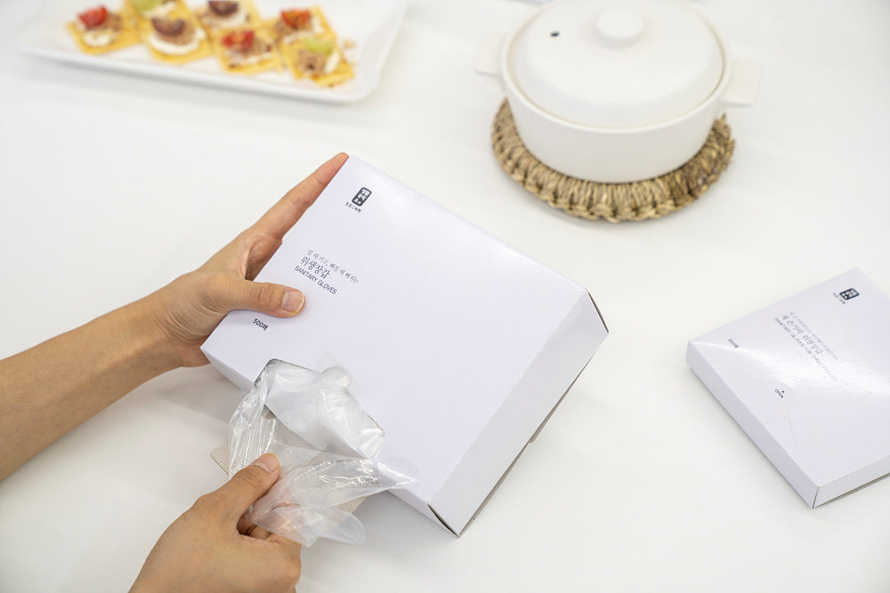Disposable Sanitary Gloves (500 Sheets) - Kim'C Market