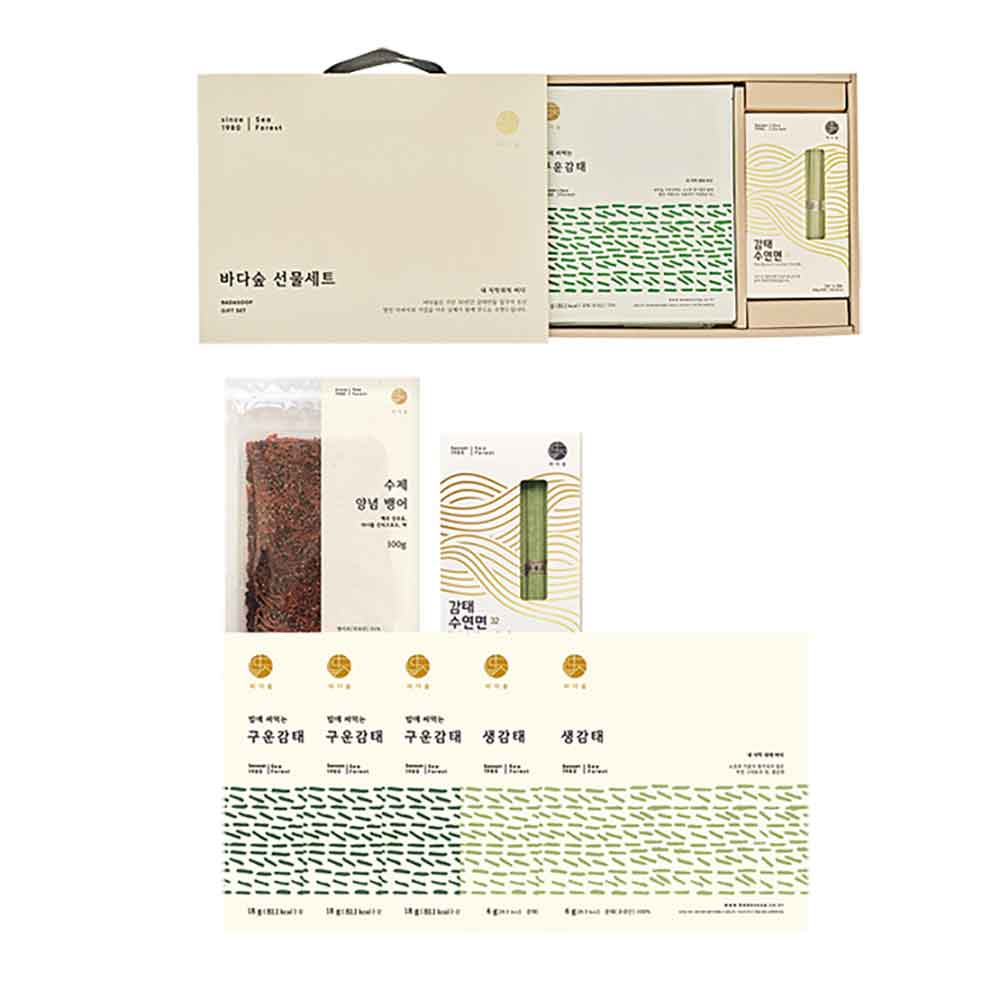 바다숲 감태 누들 선물세트 (Delivery available only in Korea)