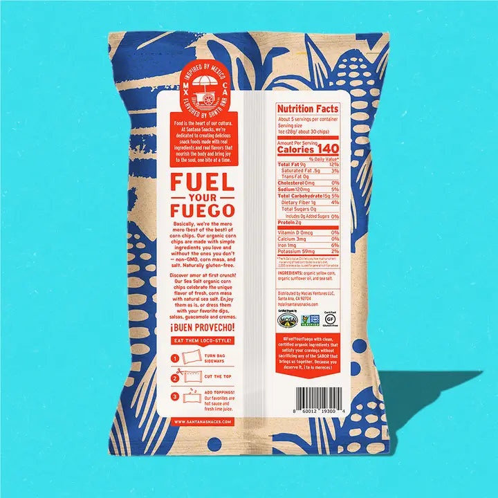 Sea Salt Organic Corn chips