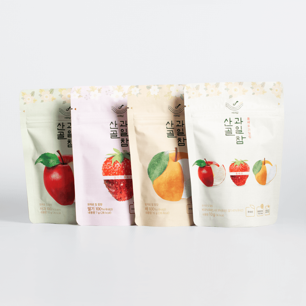 Korean Fruit Chips (pack of 2)