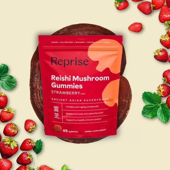 Mushroom Gummies with strawberry flavor