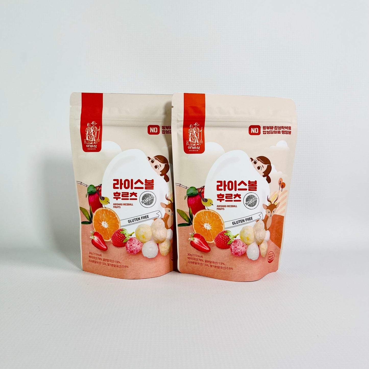 Rice Ball (Fruits/ Strawberry) X 2 Packs - Kim'C Market
