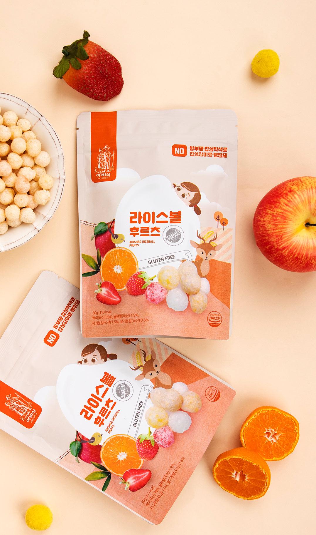 Rice Ball (Fruits/ Strawberry) X 2 Packs - Kim'C Market