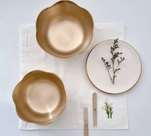 Traditional Yugi Dessert Flower Bowl - Kim'C Market