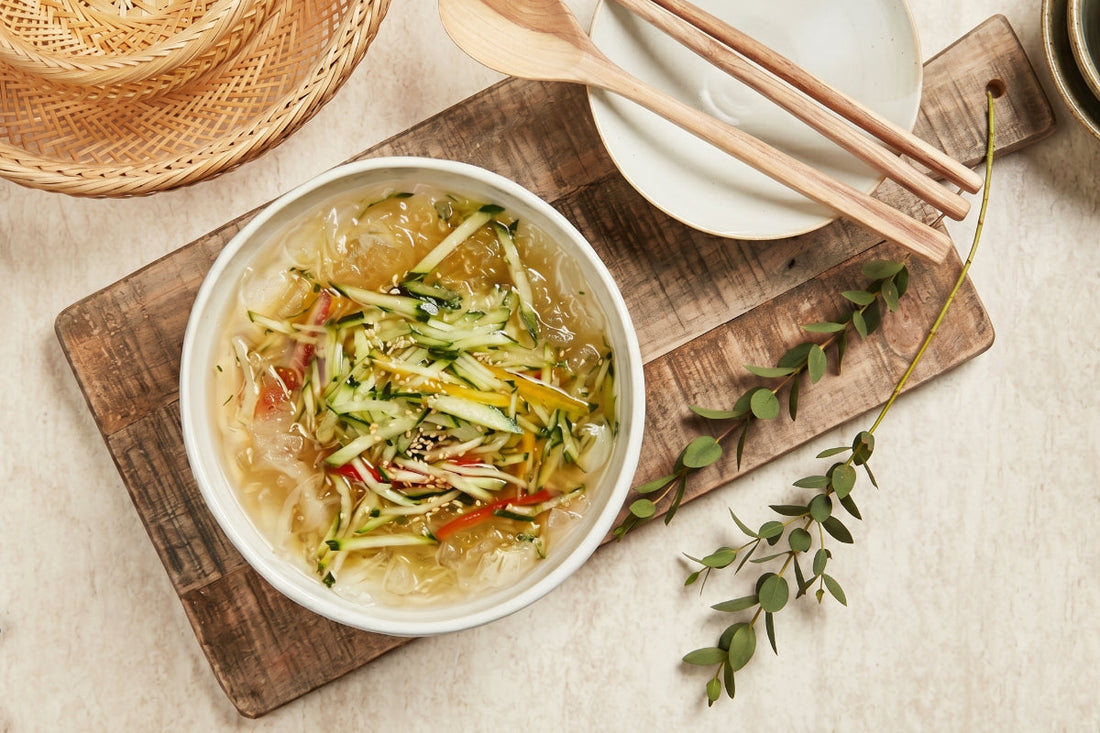 Oi Naenguk — The Cold Cucumber Soup Master Ki Soon-do Seasons with Soy Sauce