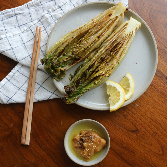 Grilled Romaine with Miso Doenjang Recipes - Kim'C Market
