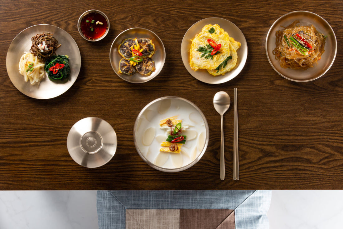 The Korean Table Was Set for One — in Golden Bronze