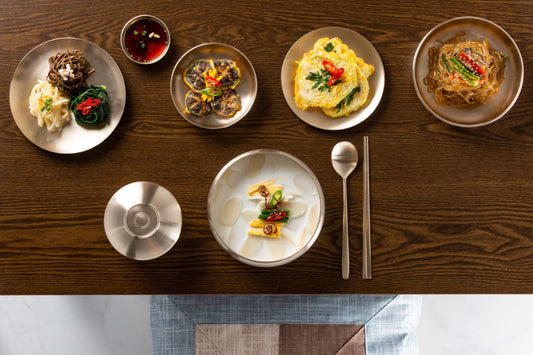 The Korean Table Was Set for One — in Golden Bronze