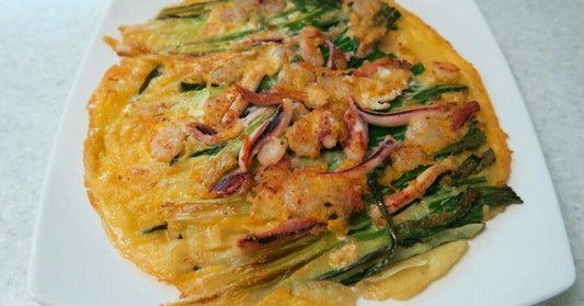 Pajeon (Korean Seafood Pancake) | Kim'C Recipes - Kim'C Market