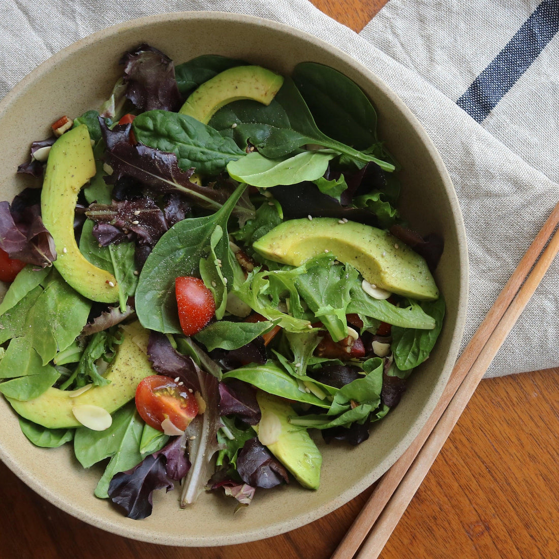 Salad With Perilla Oil | Kim'C Recipes - Kim'C Market