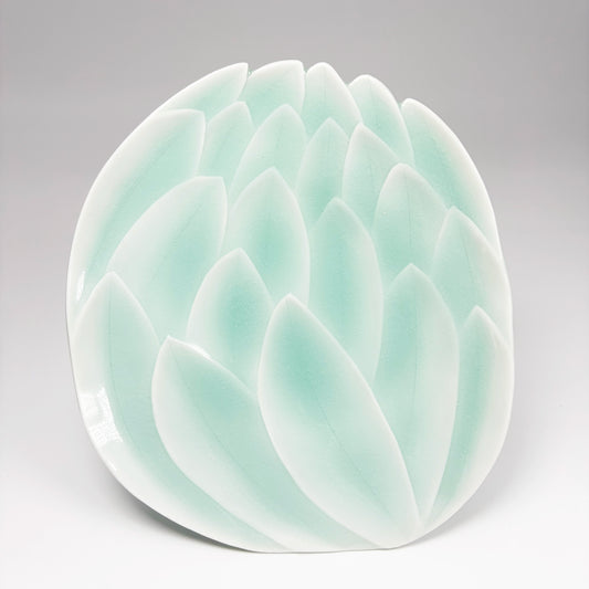 Lotus Celadon Dessert Plate