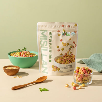 Organic Brown Rice Cereal and Oganic Vegetable Cereal