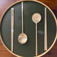 Bangjja Yugi (Korean Traditional Bronzeware) Cutlery Set 2 (3 pcs)