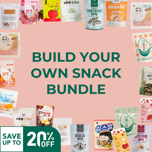 Snack bundle with multiple sealed packages and green discount banner