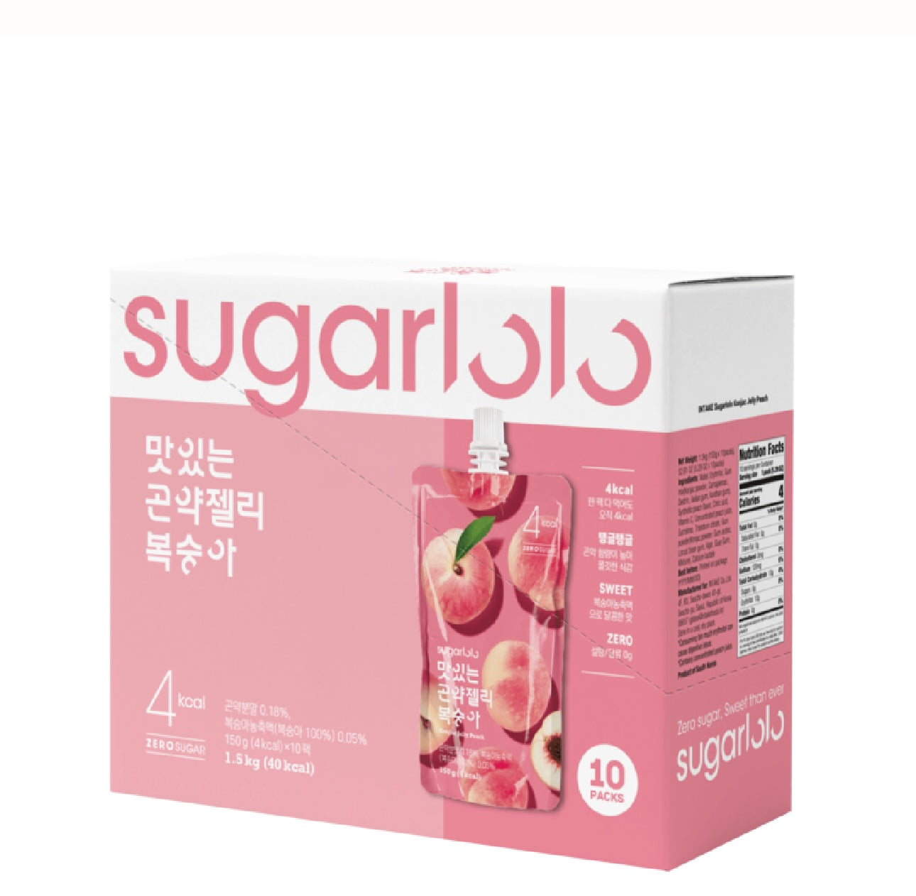 Plant Based Zero Sugar Konjac Jelly (10 pouches/box)