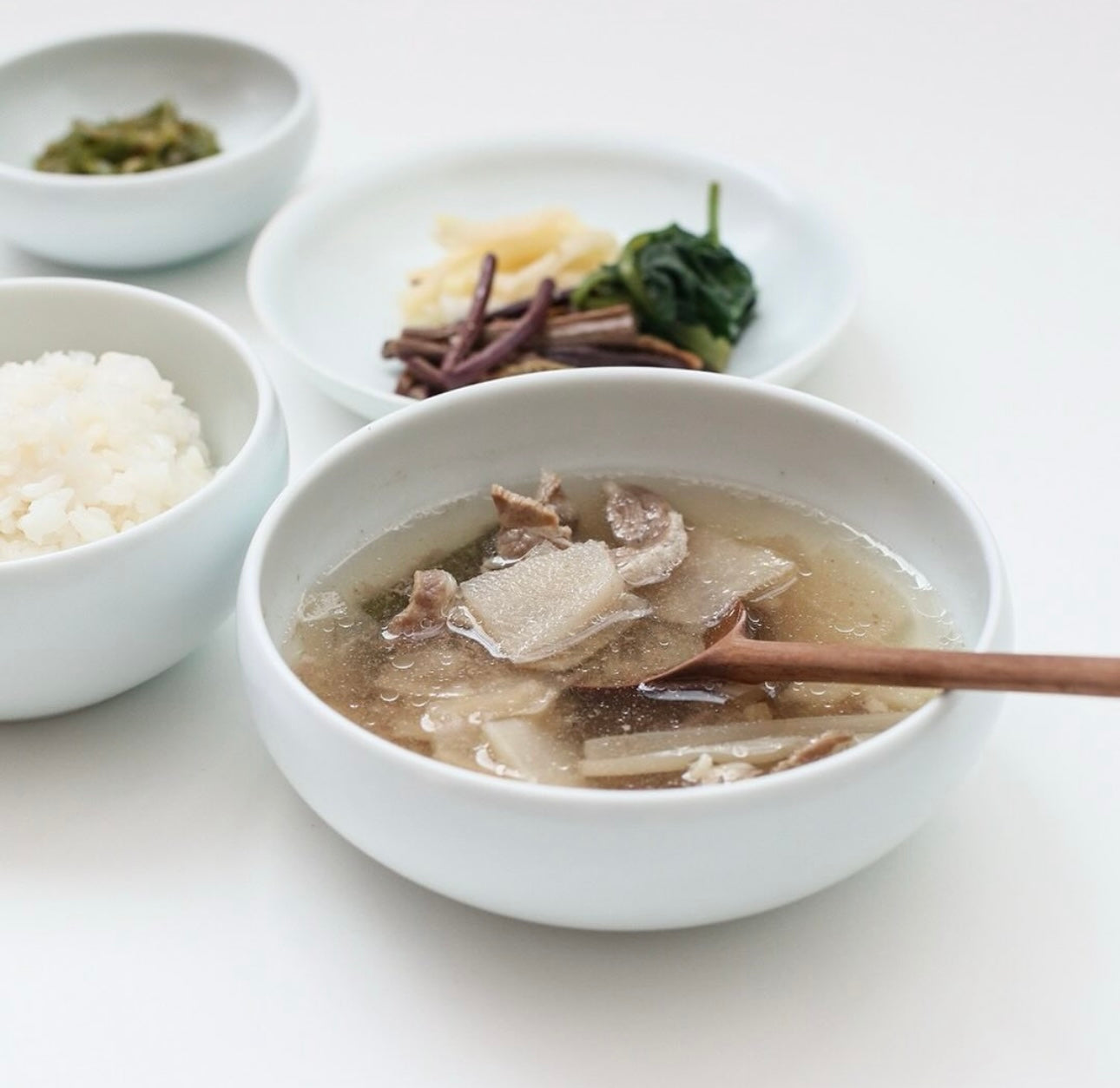 Goun Rice Bowl and Soup Bowl