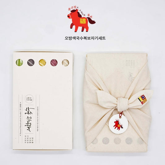 오방색국수 복보자기 세트 (Delivery available only in Korea)