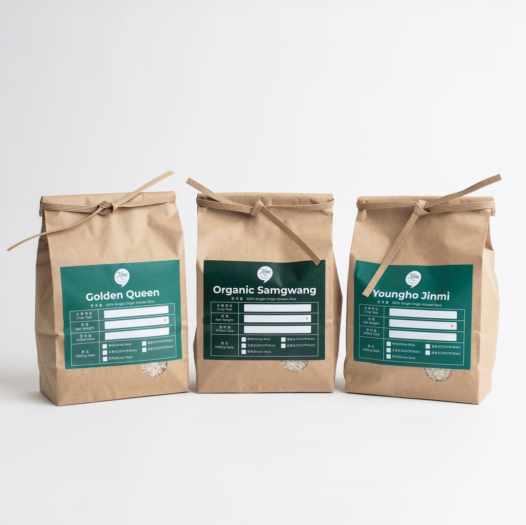 Rice Sampler No. 4 (Organic Samgwang, Golden Queen, Youngho Jinmi ...