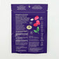 Restful Sleep Gummies supplement pouch back, Supplement Facts and directions panel