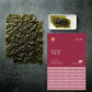 Dried seaweed sheets, dark green, in red package