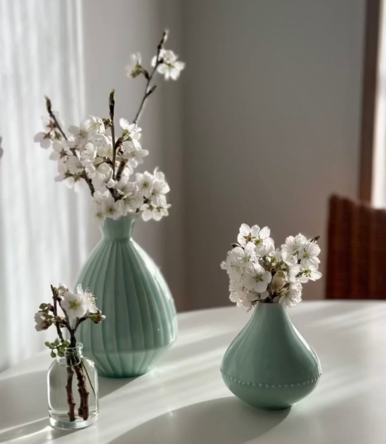 Jade Line Vase