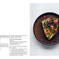 Korean Temple Cooking book spread featuring a kimchi dish in a bowl with text