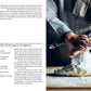 Korean Temple Cooking book open to recipe page with hands kneading dough