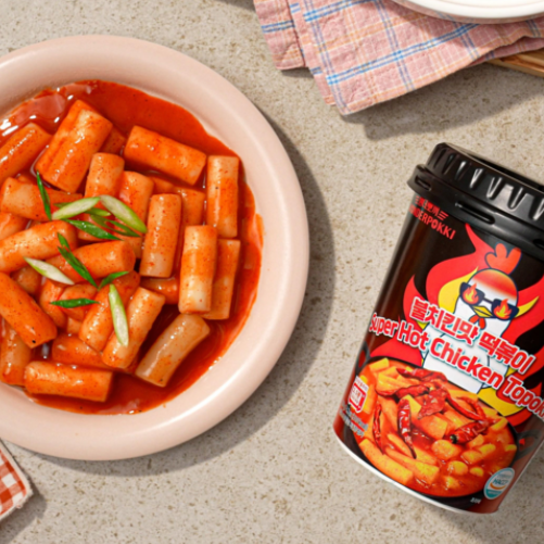 Tteokbokki spicy Korean rice cake