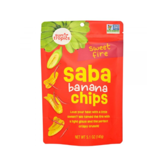 Sweet Fire banana chips pouch