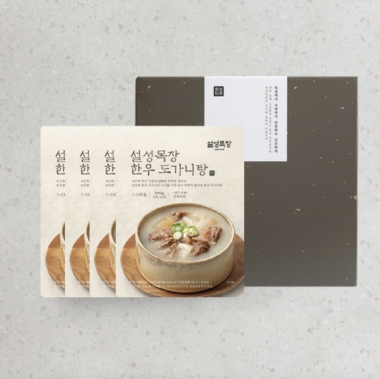 설성목장 명품 도가니탕 세트 (Delivery Available Only in Korea)