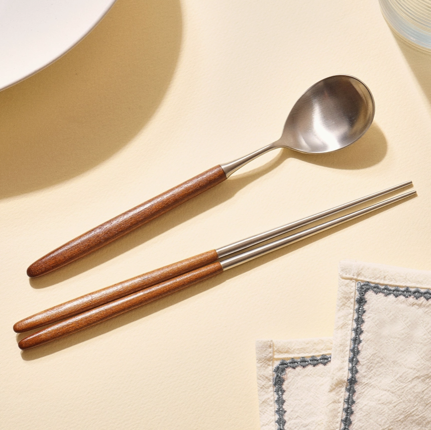 Rim Natural Lacquered Maple Cutlery