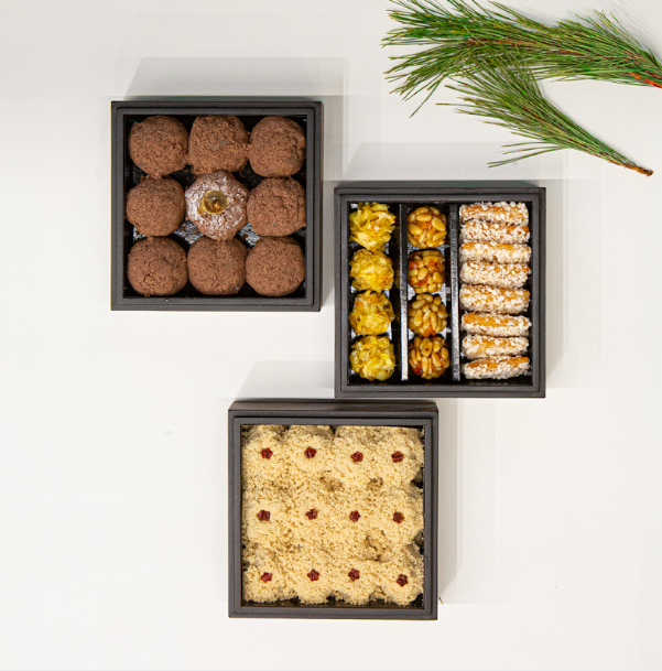 설날 떡 찬합 3단 선물세트 ( Delivery is only available in Seoul, KOREA)- 한정수량