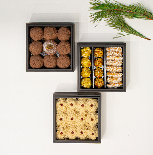 설날 떡 찬합 3단 선물세트 ( Delivery is only available in Seoul, KOREA)- 한정수량