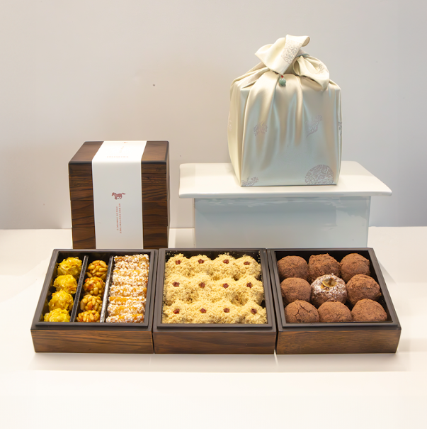 설날 떡 찬합 3단 선물세트 ( Delivery is only available in Seoul, KOREA)- 한정수량
