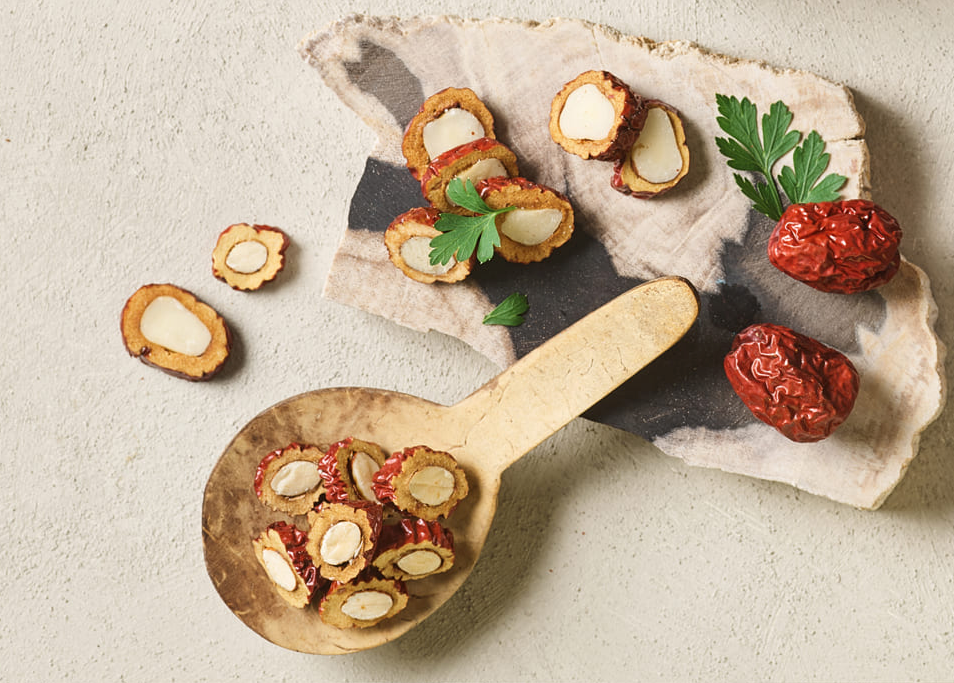 아몬드 바삭대추 3종 선물세트- (Delivery available only in Korea)