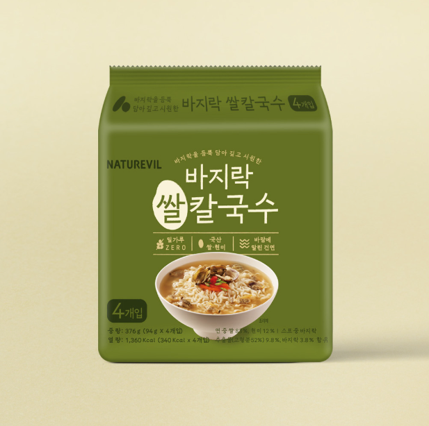 Clam Rice Kalguksu (4 packs)