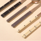 Cutlery set with stainless spoons and chopsticks, dark and vanilla handles with dot accents