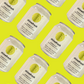 Shine Muscat sparkling juice cans with shinefresh label, multiple-pack layout