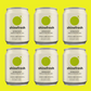 Shine Muscat sparkling juice cans with shinefresh label, aluminum can set
