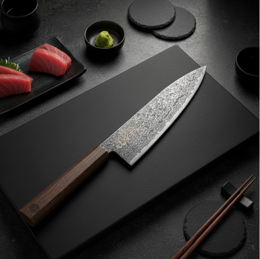 Heukcheopdo Chef's Knife — 73-Layer Damascus (8.3")