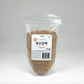 Roasted sesame seeds in clear plastic pouch